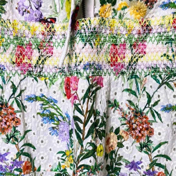 Alice + Olivia Multicolor‎ Floral Mini Dress Size 2 - Picture 5 of 9